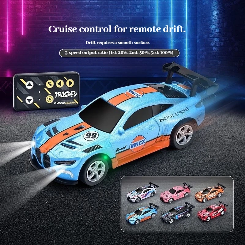Mini 1 64 Alloy Remote Control Car 2 4g Bluetooth App Controlled Racing Vehicle With Light Adjustable Speed Desktop Toy For Men