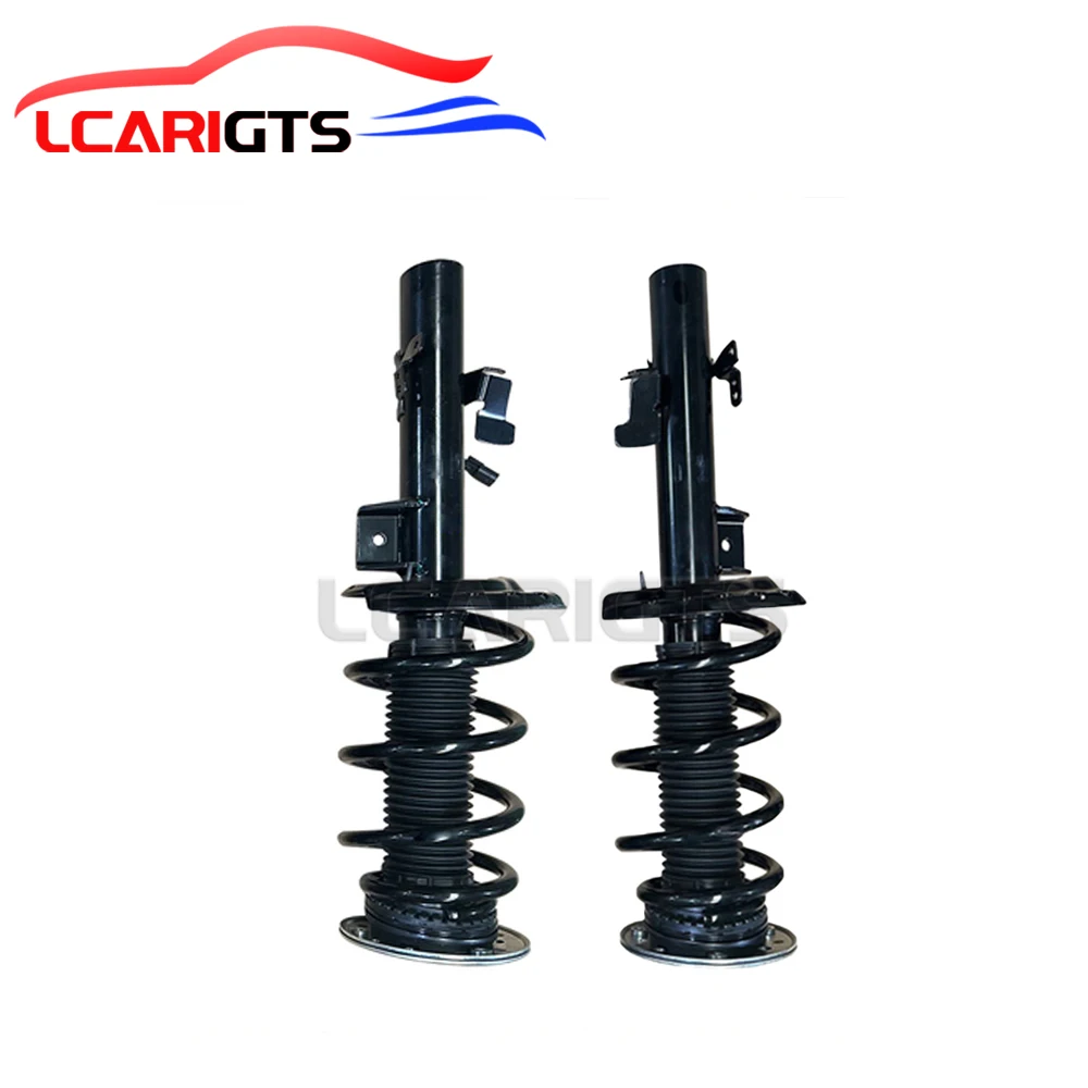 2Pieces Front Left and Right Air Shock Absorber Assembly with EDC/VDC For Land Rover Range Rover Evoque 12-18 LR024437/LR051481