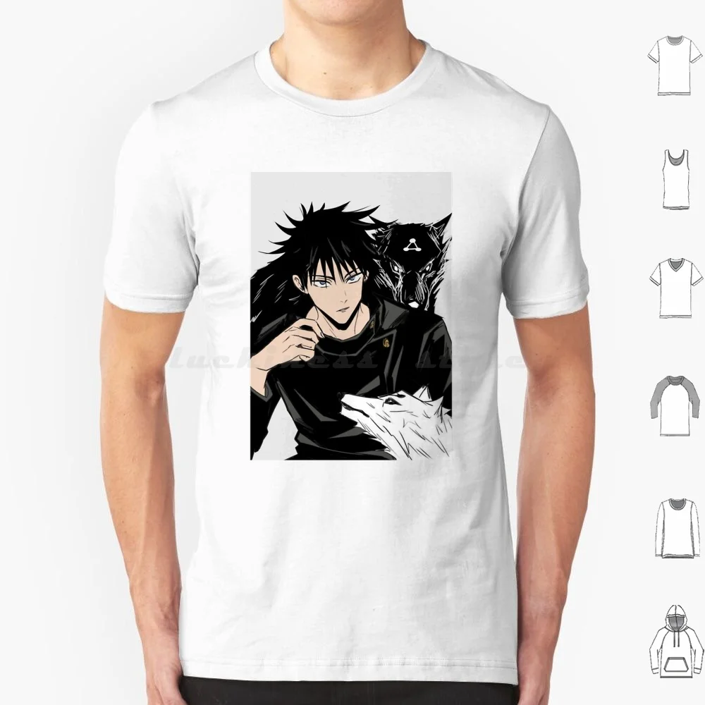 Megumi Shikigami T Shirt 6Xl Cotton Cool Tee Anime Gojo Gojo Satoru Jujutsu Kaisen Manga Satoru Satoru Gojo Itadori Sukuna