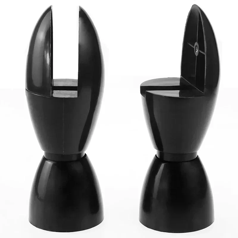 yesHeight Adjustable Bowling ball Bathroom Stall Partition Door Legs Chipboard Foot Supporters Public Toilet Feet Plastic Base