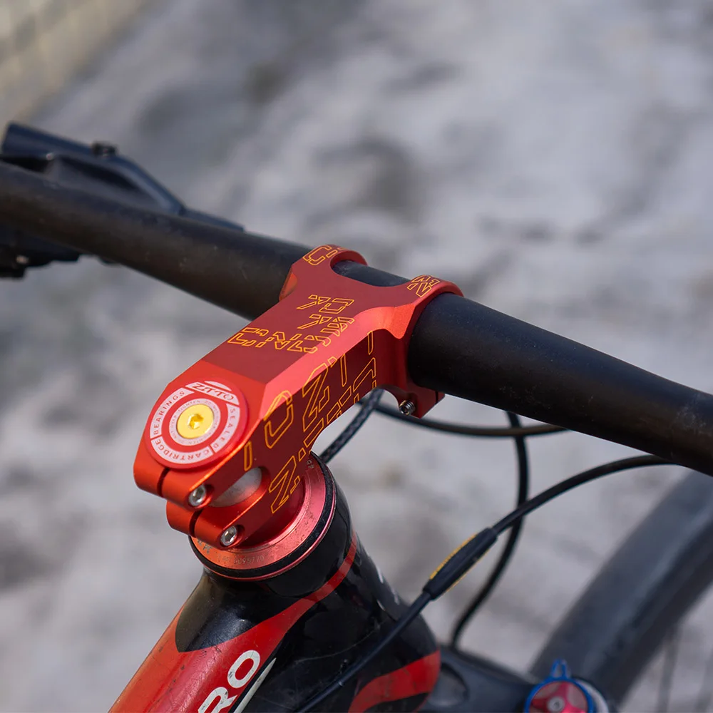 ZTTO MTB XC Racing 17 Grad 25 Aerodynamik-Vorbau 7075 Aluminium CNC-gefertigt, negativer Winkel, leicht, 31,8 mm – Detail 16