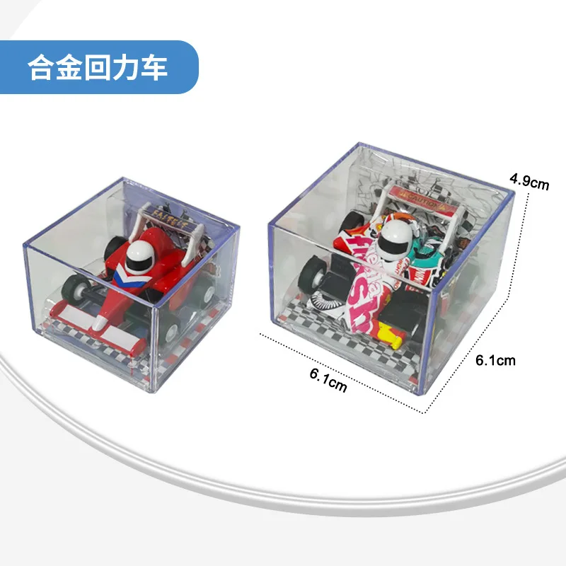 Modello di auto da corsa per auto da corsa in lega mini auto tascabile in lega Kart