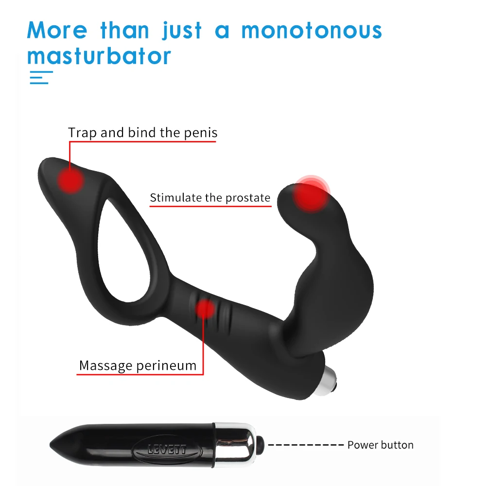 Anal Vibrator Sex Toys for Women Men Anal Beads Vibrator Prostate Massage Silicone Butt Plugs Dildo Couple Sex Products Buttplug - view 4