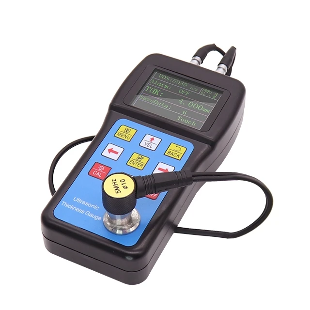 

TT700 Digital Ultrasonic Thickness Gauge High Resolution 0.001 mm 4 Digits LCD Display for Steel Measuring Range 0.15~20mm