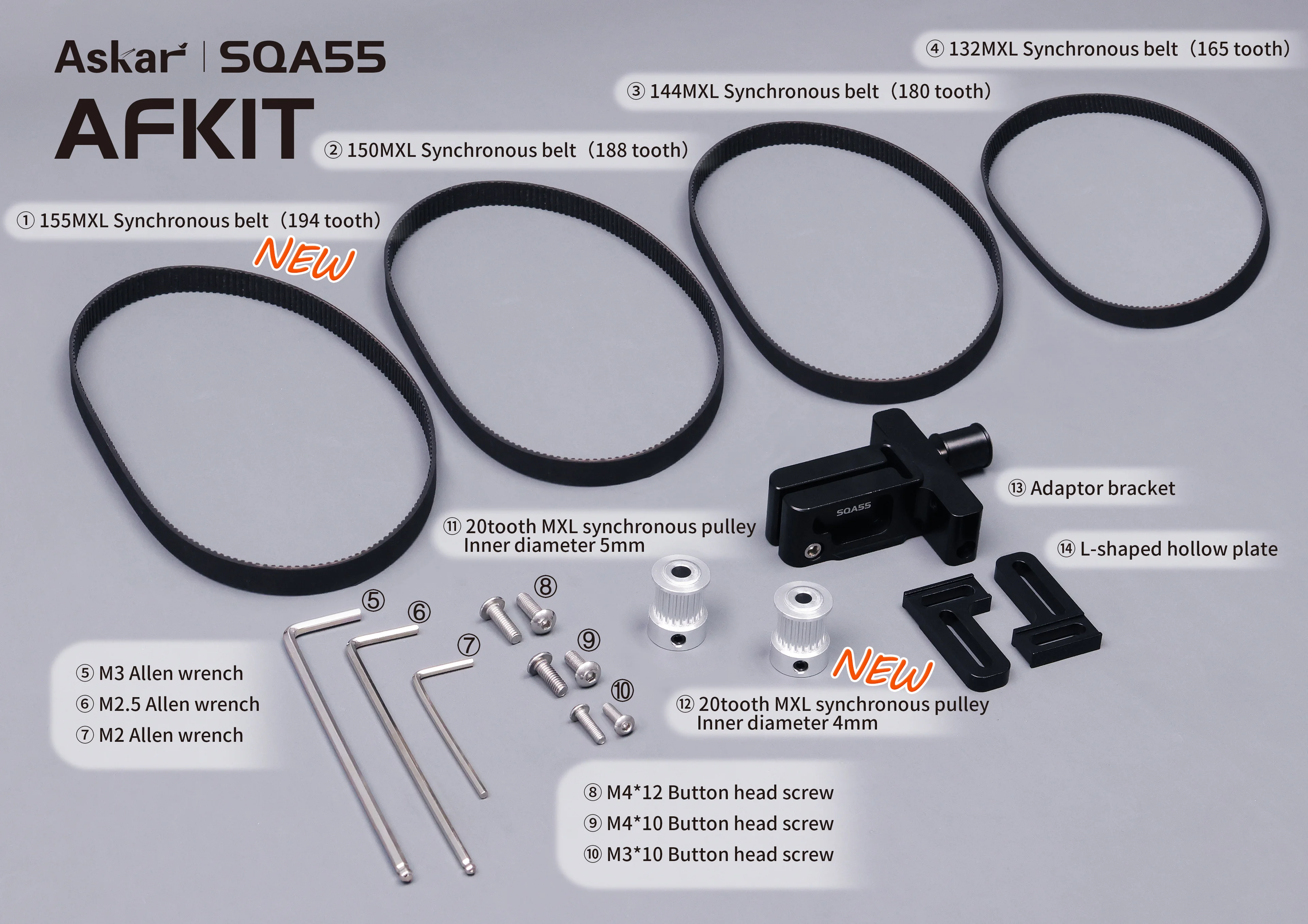SQA55 AF kit can be used with most electronic focusers, regardless of brand restrictions, for easier and faster installation