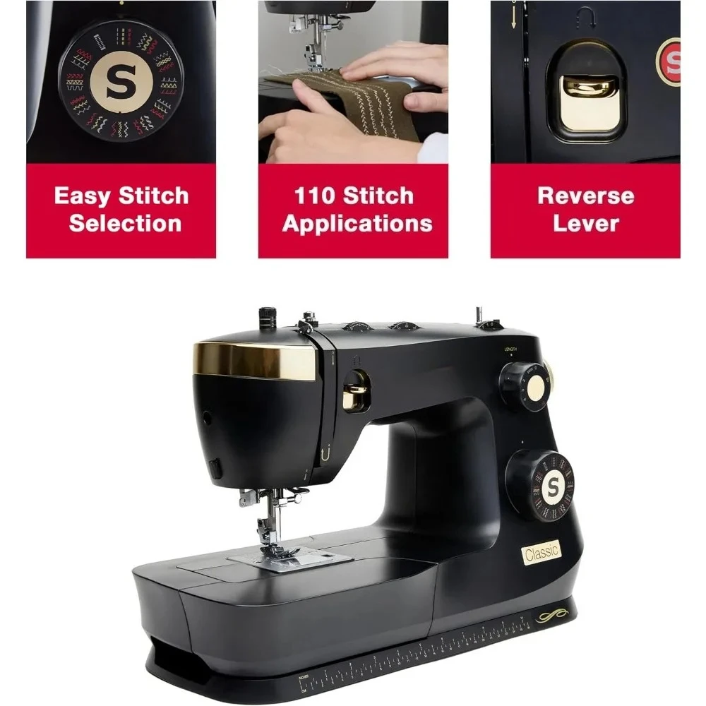 

Heavy Duty 500 Classic Sewing Machine with Accessory Kit | Strong Motor