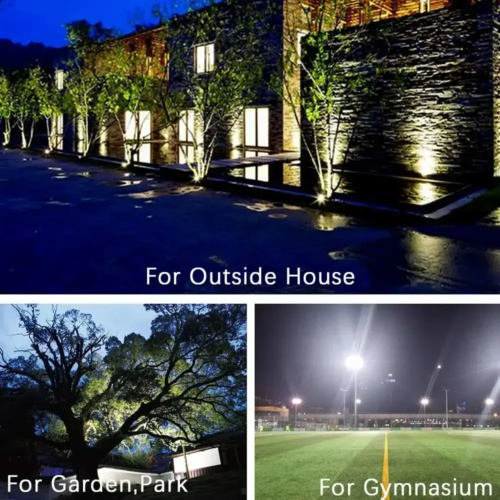 LED FloodLight PIR Motion Sensor Outdoor Led Spotlight 10W 20W 30W 50W 100W IP66 Waterproof Outdoor Garden Lighting Street Light