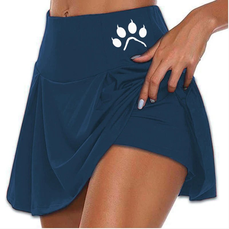 Jupes de tennis imprimées mignonnes pour femmes, mini jupe courte, taille haute, athlétique, course à pied, séchage rapide, sport, yoga, golf, fitness, 2023