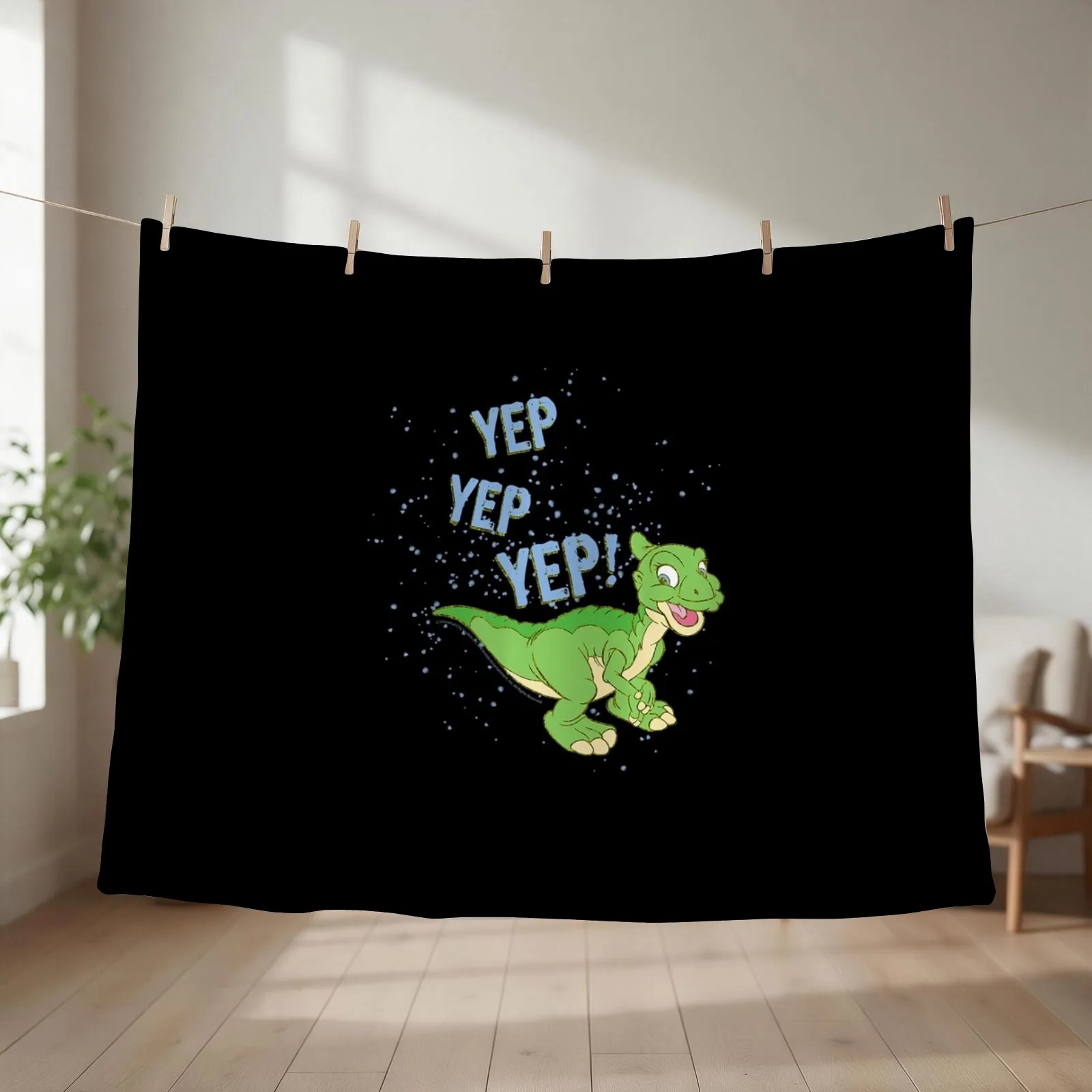 Land Before Time Ducky Yep Yep Yep Sprinkle Throw Blanket Soft Beds Luxury Throw halloween Cute Blankets