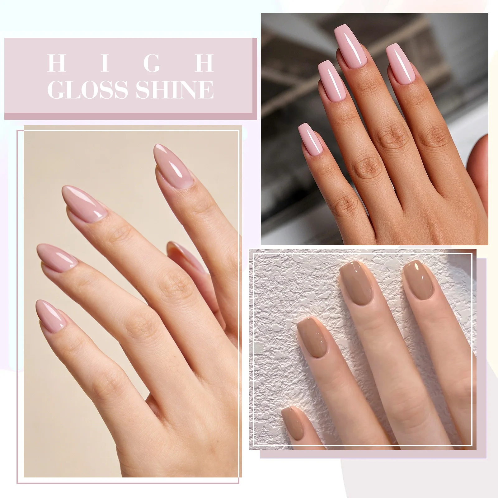 6 Stück/Set CANNI TPO-FREIER Gel-Nagellack Natürliche Nude-Farben Nagel-Gel-Kit Abziehbarer UV-LED Langanhaltender Salon-Qualität Maniküre für Zuhause und Alltag – Detail 17