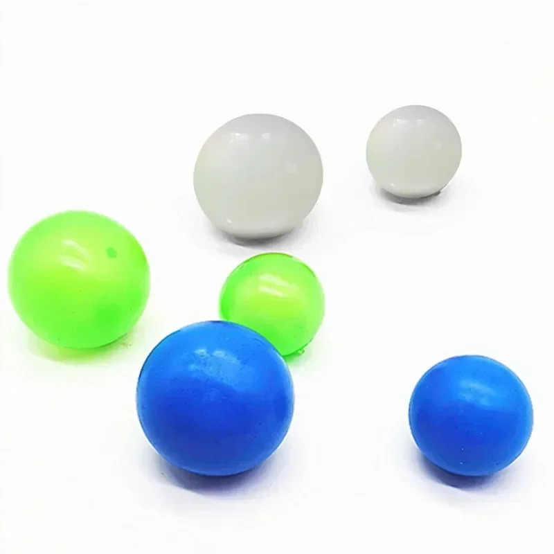 1/4 stücke Stick Wand Ball fluor zierende Squash Weihnachten klebrige Ziel Ball Dekompression werfen Zappeln Geschenk Neuheit Stress abbau Geschenke