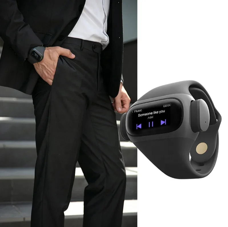 W20 Smart Watch True Wireless Earphones 2 IN 1 Heart Rate Exercise Steps Detection Counter Fitness Tracker Smart watch