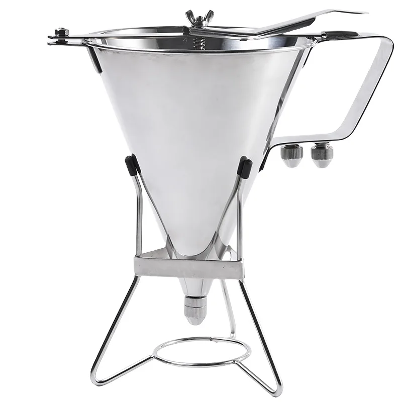 304 stainless steel cone octopus ball jam syrup funnel, rack funnel, batter funnel