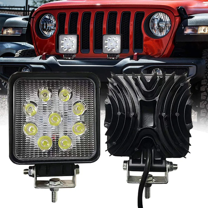 

Forklift Warning Area Light Off-Road Spotlight Work Light Suitable For Jeep Truck Tractor Anti-Collision LED Headlights