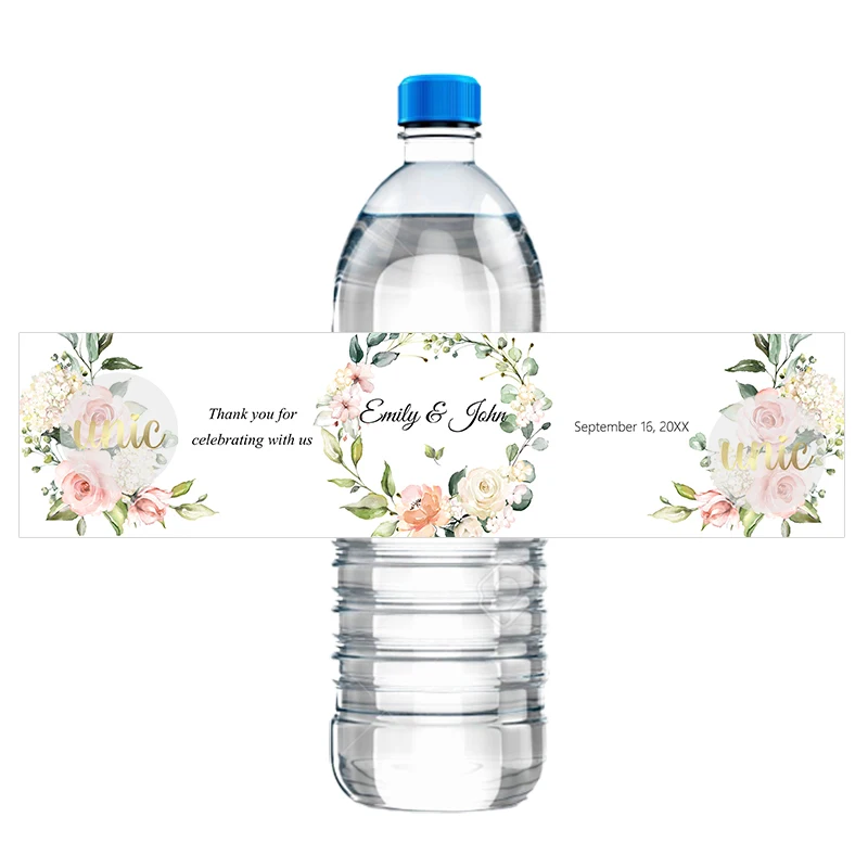 30pcs Custom Bottle Labels Stickers Customized Any Text Labels-personalized Sticker Birthdays Baptism Engagement Wedding Decor
