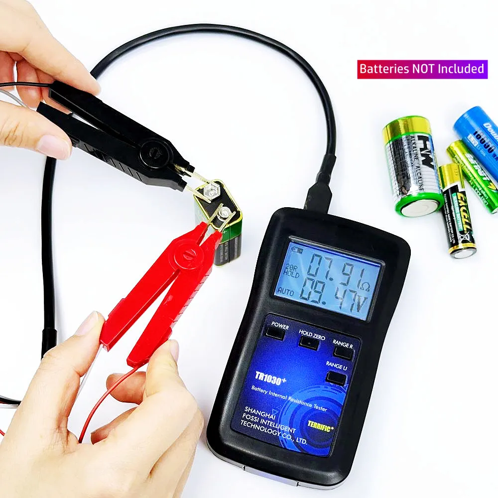 Upgrade YR1030 Battery Internal Resistance Tester TR1030+ 0~45V 18650 Lithium Nickel Hydrogen Lead Acid Alkaline Battery Tester