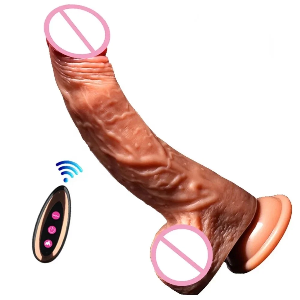 Realistic Artificial Silicone Thrusting Penis Dildo up & down Moving Head Vibrator for Women Adult Sex Toy +91 9618678282