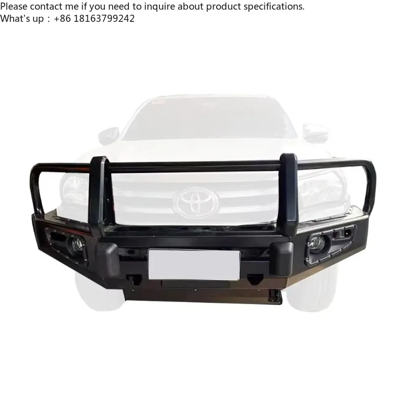 

High Quality Off-Road Car Accessories Modified Front and Rear Bumpers with Cut-Outs for Fog Lamps