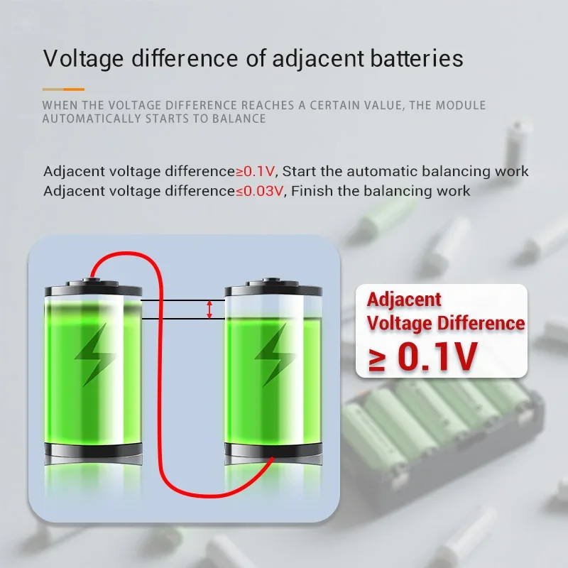 Heltec 2S-17S 1.2A Battery Active Balancer/Equalizer Balance Board for Lifepo4 Battery/NCM/Lithium Electric Tools Toughbuilt
