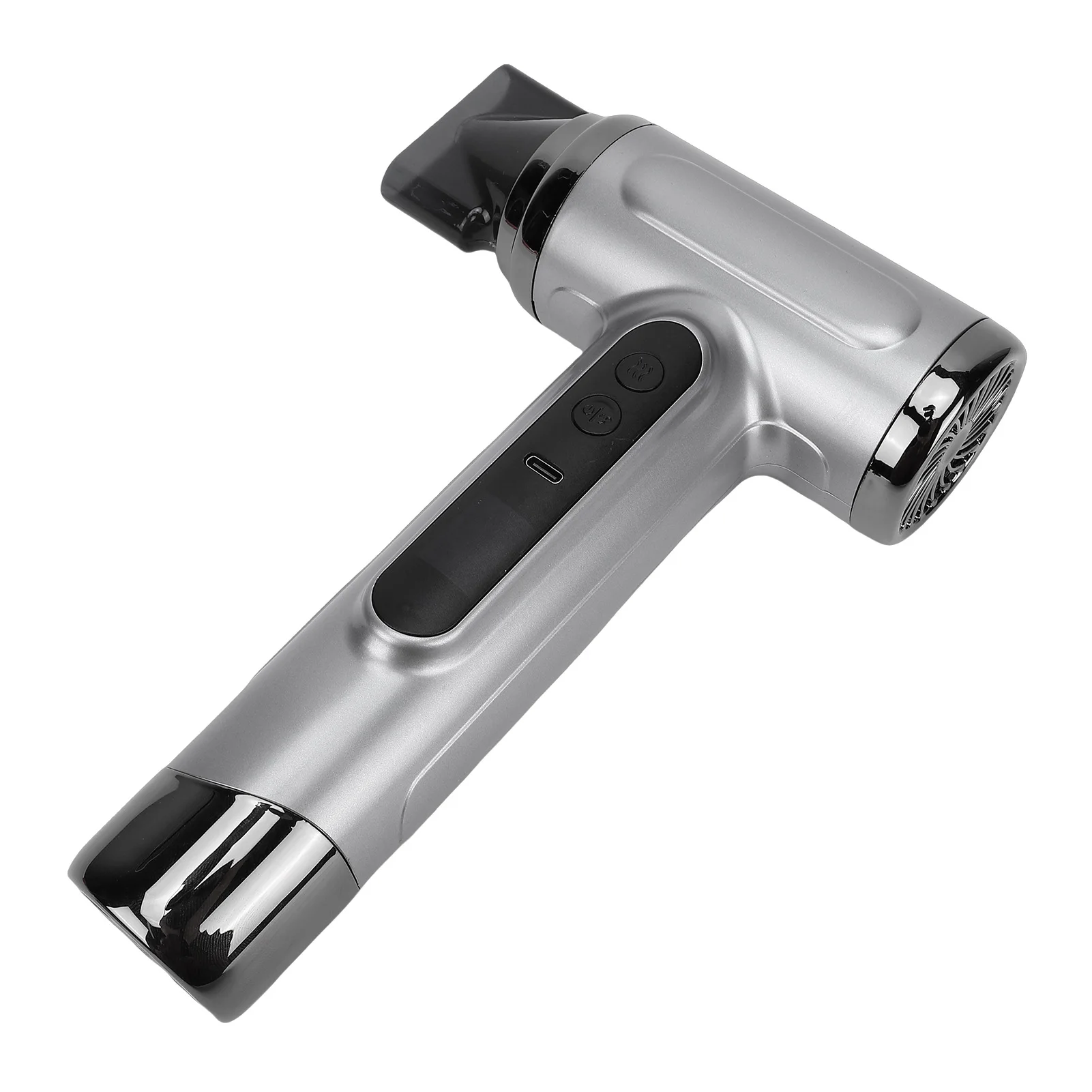 

Small Hair Blow Dryer Cordless Hair Dryer 15600mAh Rechargeable Cold Hot Wind 200W Portable Blow Dryer for Travel Camping Grey