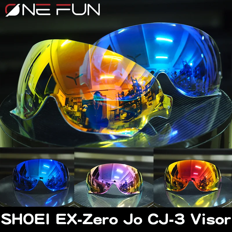 

Shoei CJ3 JO Visor EX-ZERO / Jo Face Shield Sun Shield Motorcycle Helmet AccesSories Visor Lens Case Full Face Mask Glasses