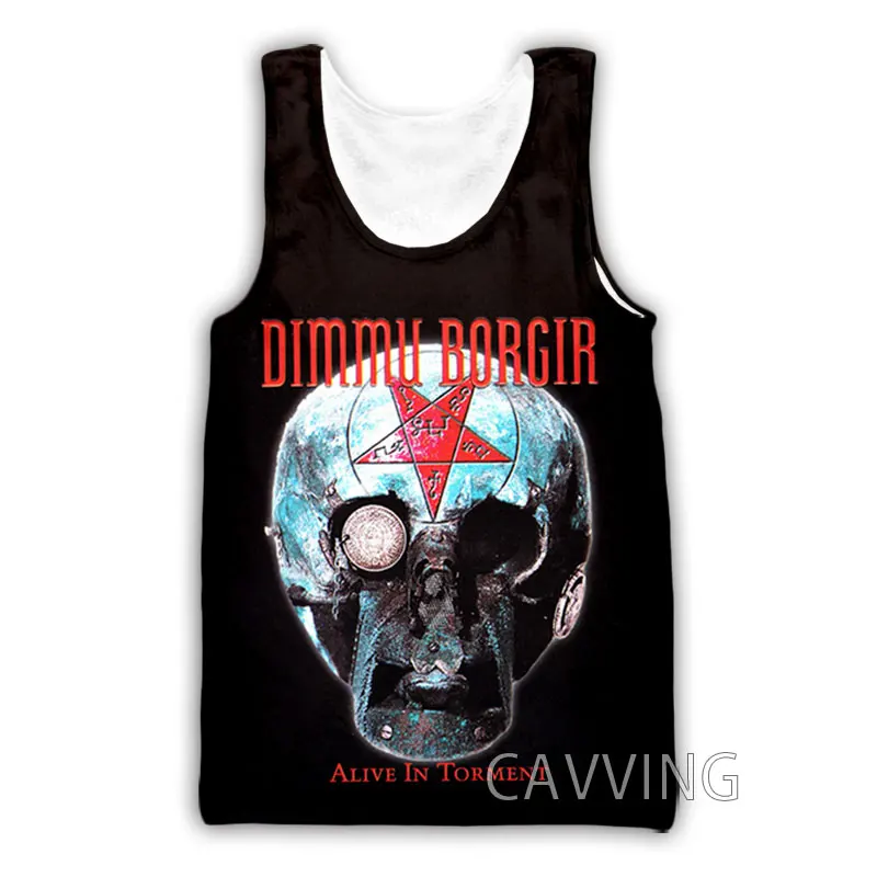 CAVVING 3D Printed  DIMMU BORGIR Rock  Tank Tops Harajuku Vest  Summer Undershirt Shirts Streetwear for Men/women  V03