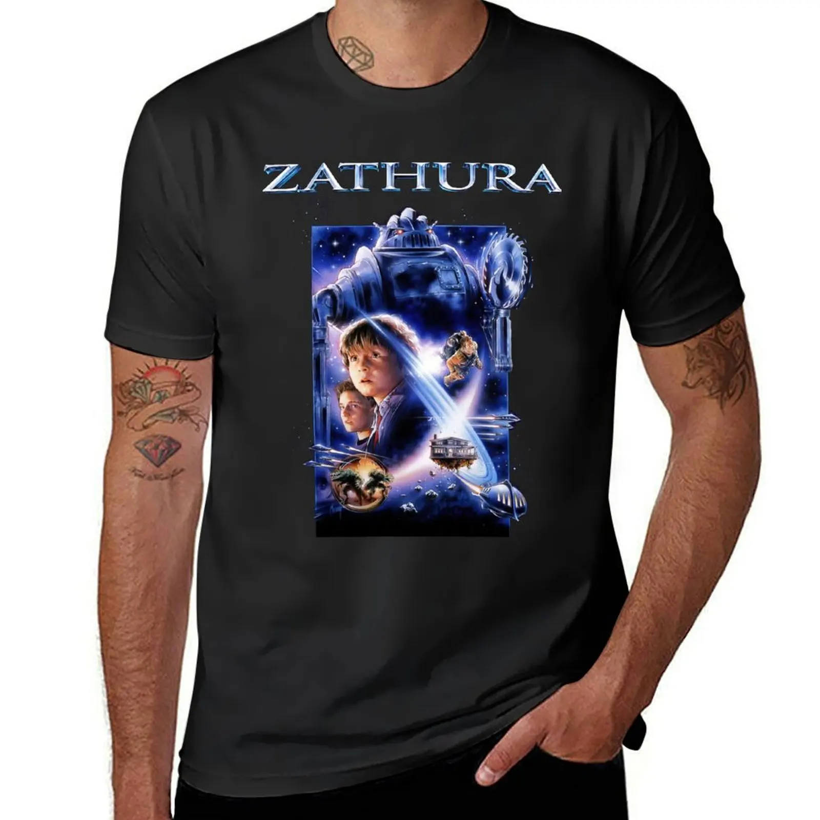 

Zathura: A Space Adventure (2005) Movie Poster T-Shirt cute clothes Short sleeve tee kawaii clothes mens vintage t shirts
