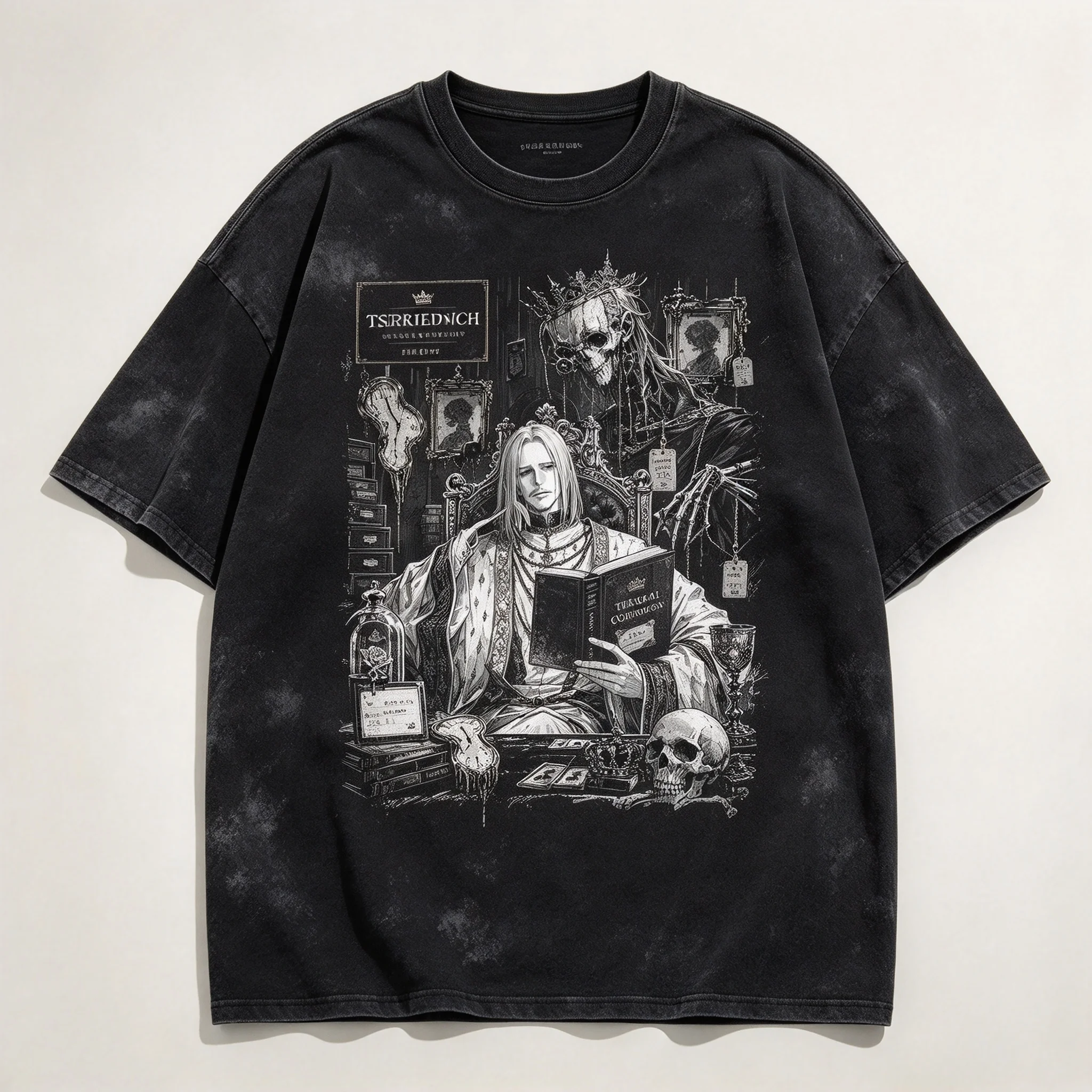 Hunter X Hunter Vintage Washed T-shirt Unisex 100% Cotton Graphic Print Short Sleeve Casual Tee Multiple Patterns