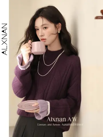 10 best sales बैंगनी स्वेटर - №10