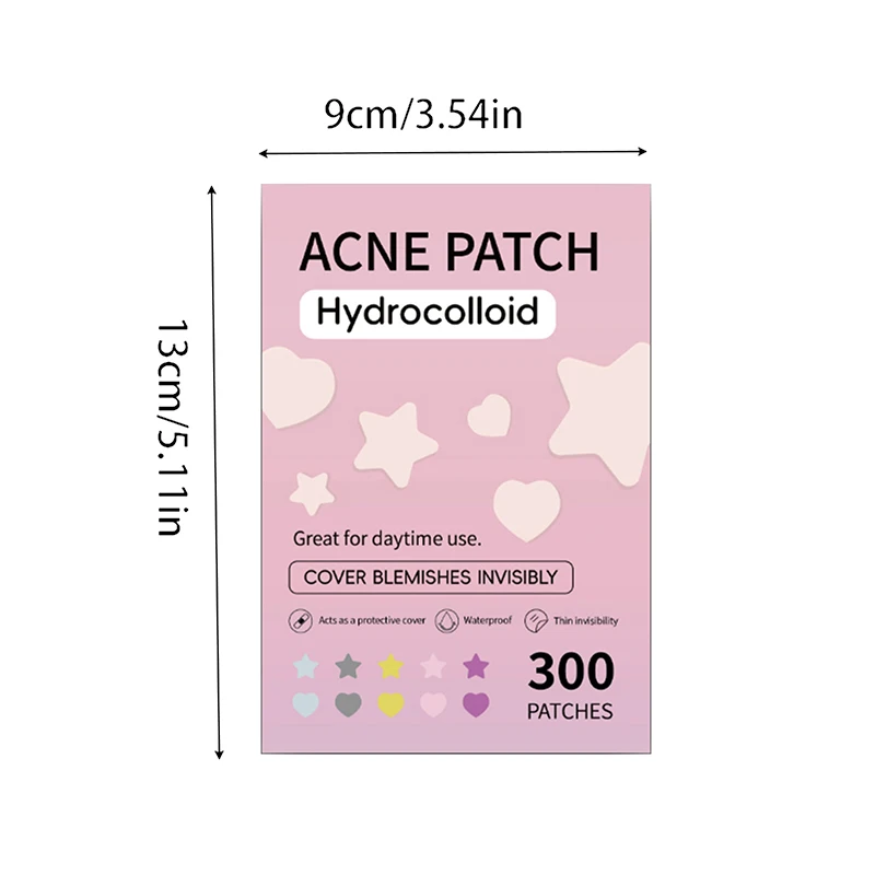 【Peace】300/600 Pezzi Cerotti Riparatori per Acne Cura della Pelle del Viso Attenua Imperfezioni Brufoli e Segni di Acne Chiusa - Cura della Pelle e Bellezza