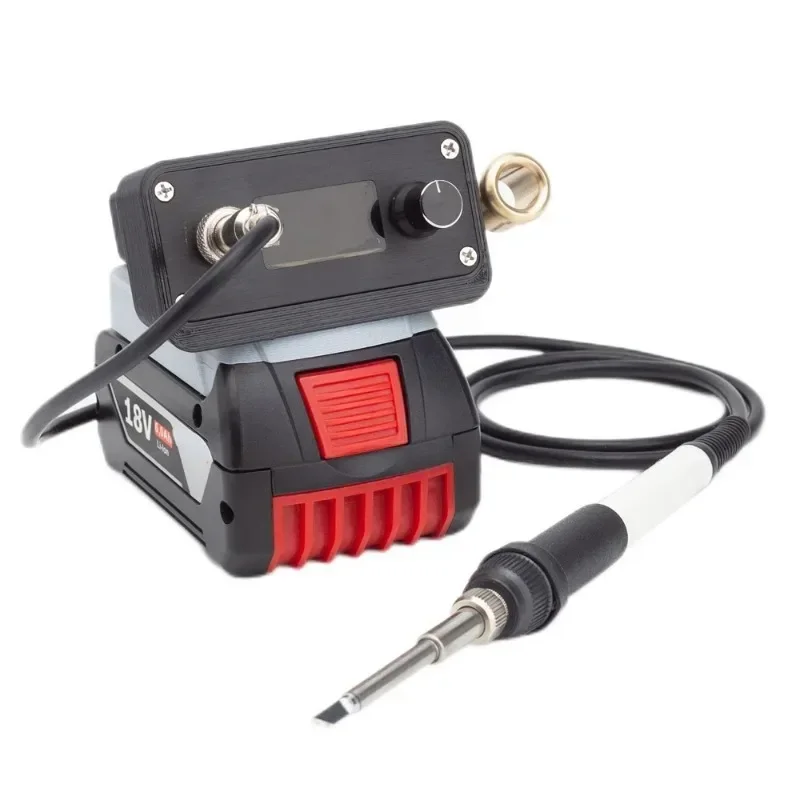 

OLED T12 Soldering Iron Station For BOSCH 18v Max Battery soldering station/iron 18v Cordless portable (Battery Not Included)