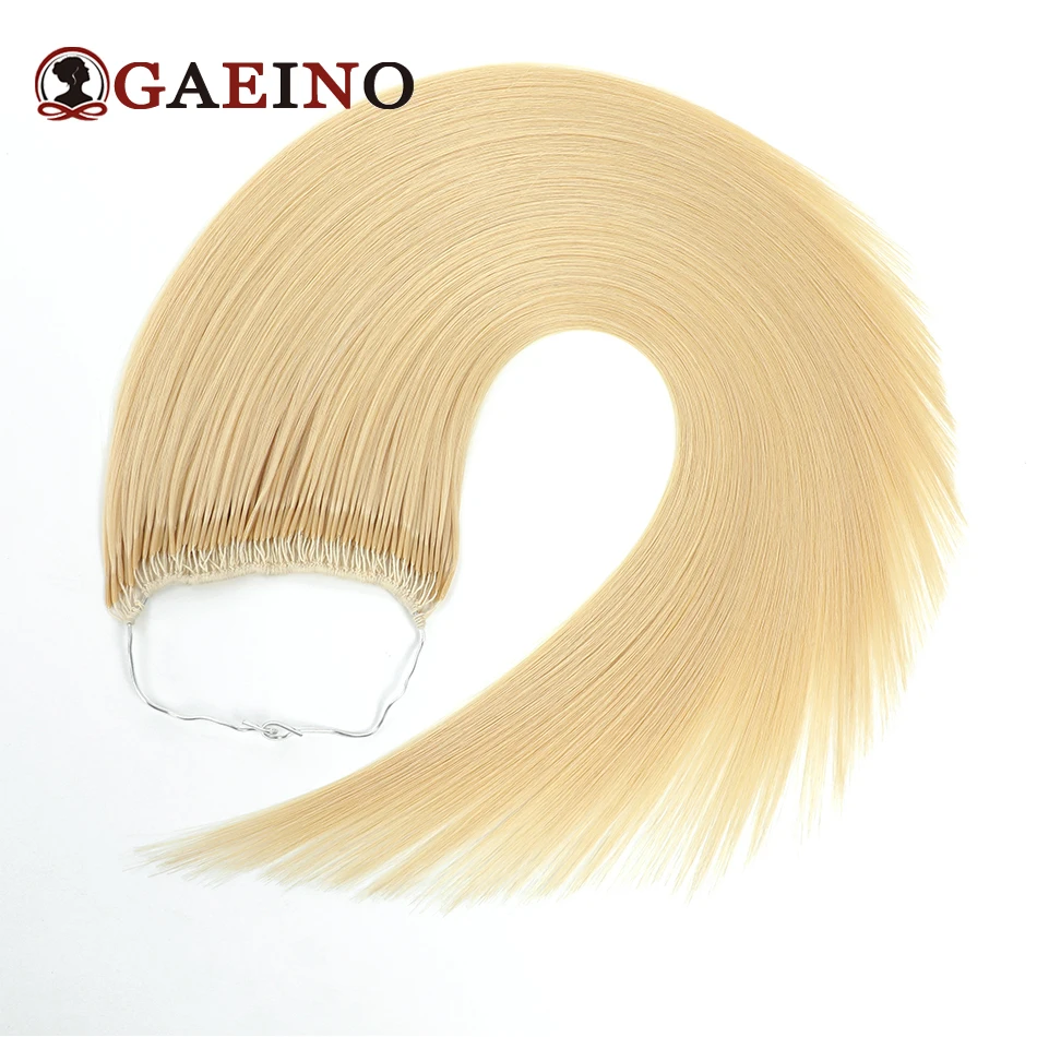Fotografia 4: 0.8 g/pçs extensões de cabelo de ponta de gêmeos de corda de algodão popular da Coreia reta 613 #   Extensões de cabelo loiro dourado cabelo remy liso