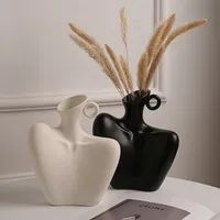 Creative Flower Vase Living Room - Ceramic Flower Pot Decoration 2