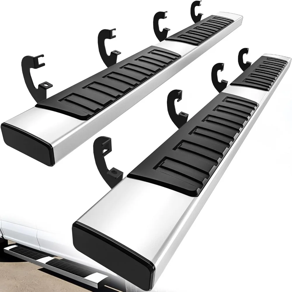 

6 inches Running Boards Compatible with 2007-2018 Silverado/GMC Sierra 1500 & 2500HD 3500HD Crew Cab