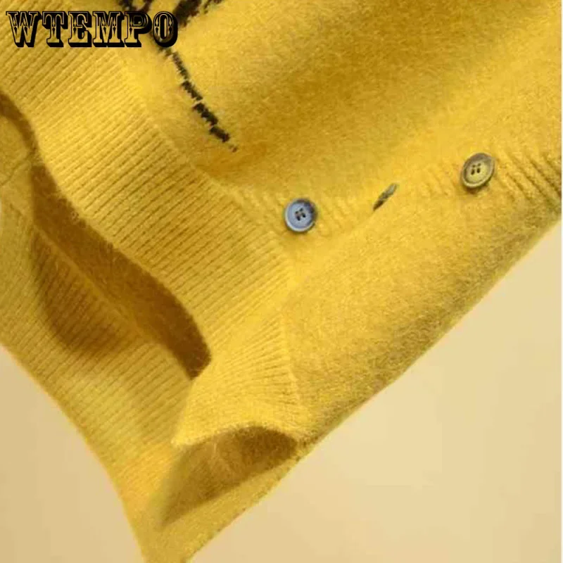 Women Pullover Sweater Vest  Autumn Winter New Loose V-neck Waistcoat Korean Ladies Knitted Vest