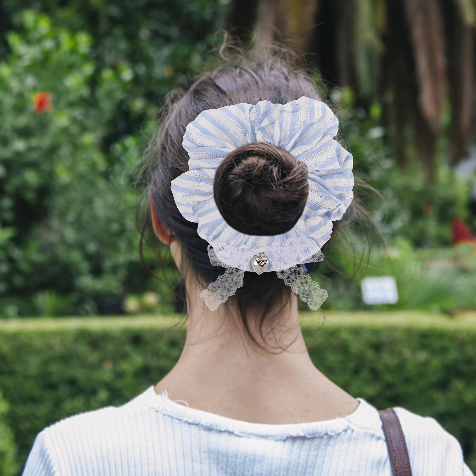 

Band For Women Korean Style Big Scrunchies Soft Elastic Hair Tie Thick Hair Rope Festival Decoration Stretchy