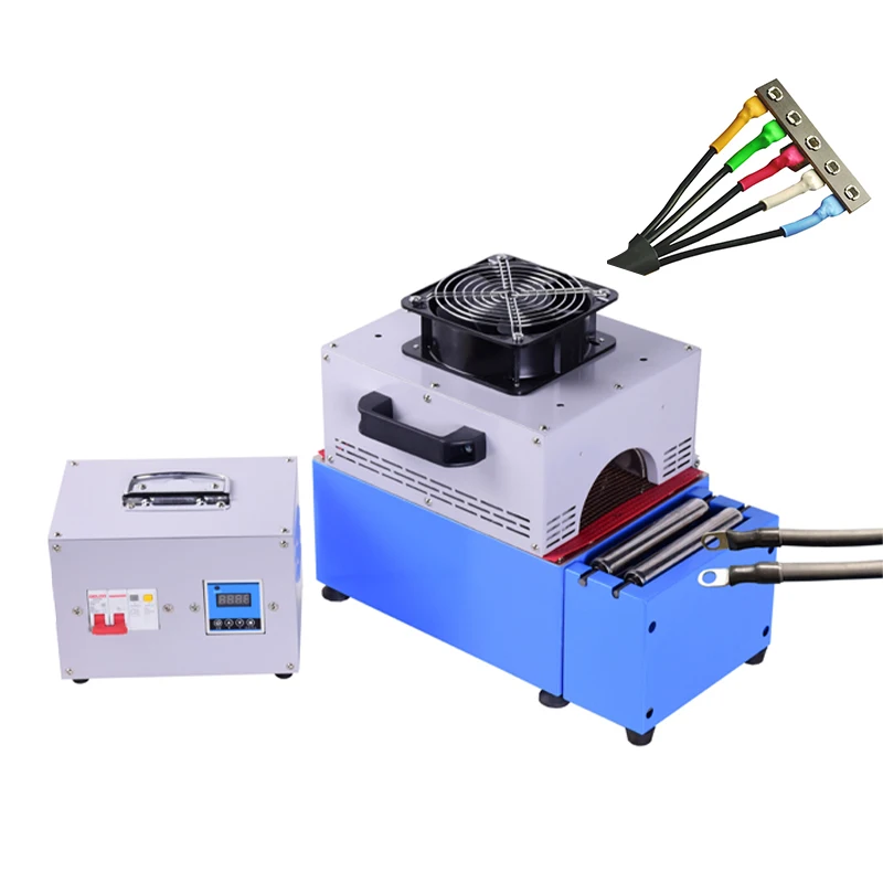 EW-1970 Automatic Quartz Infranred Tube Heat Shrinking Tunnel Packing Machine Shrink Wrapping Machine Heat Sealing Machine