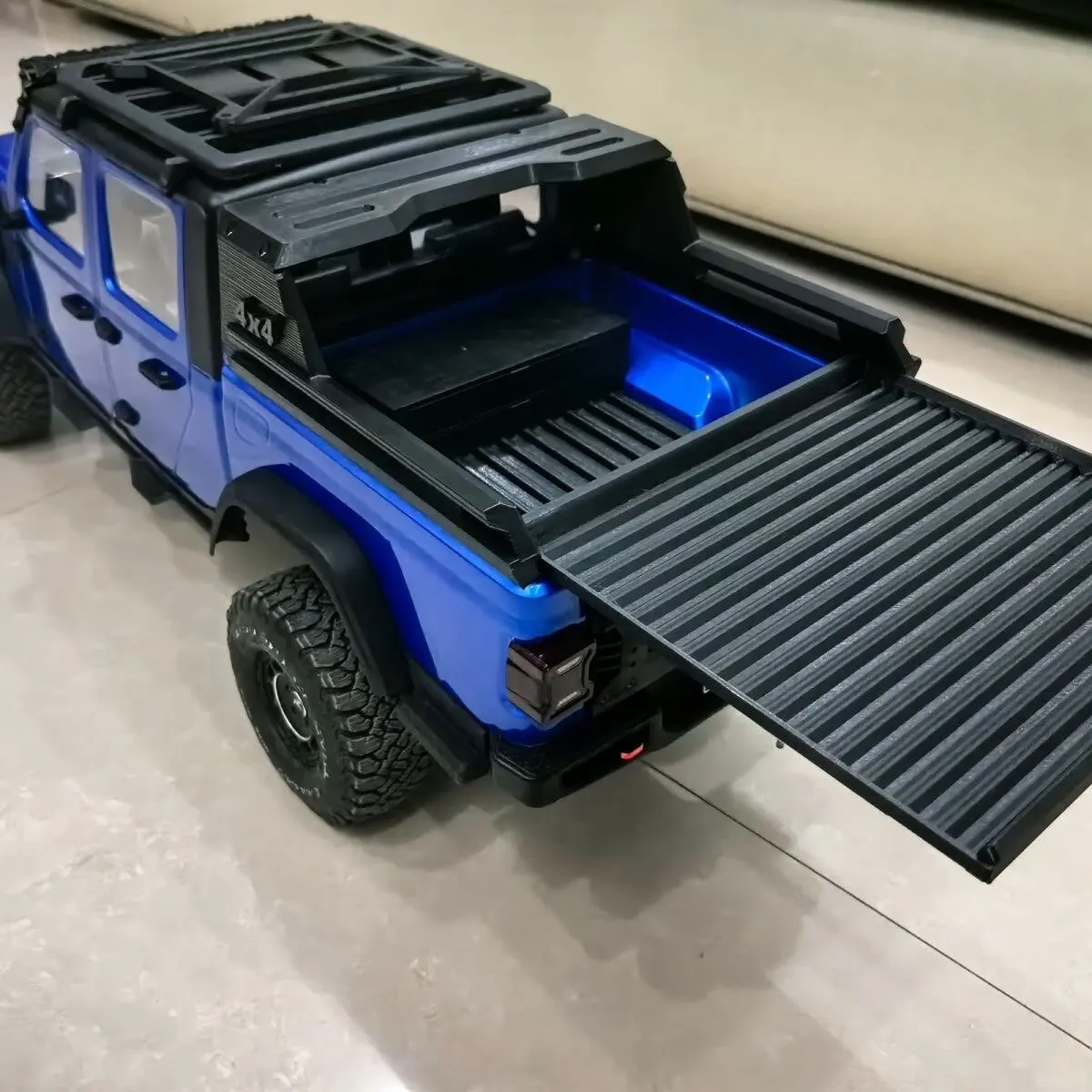 

Rlaarlo Jk07 Rc Car Accessories Pull Out Rear Trunk Bed Modification Parts Damage Free Installation Retractable Trunk Module