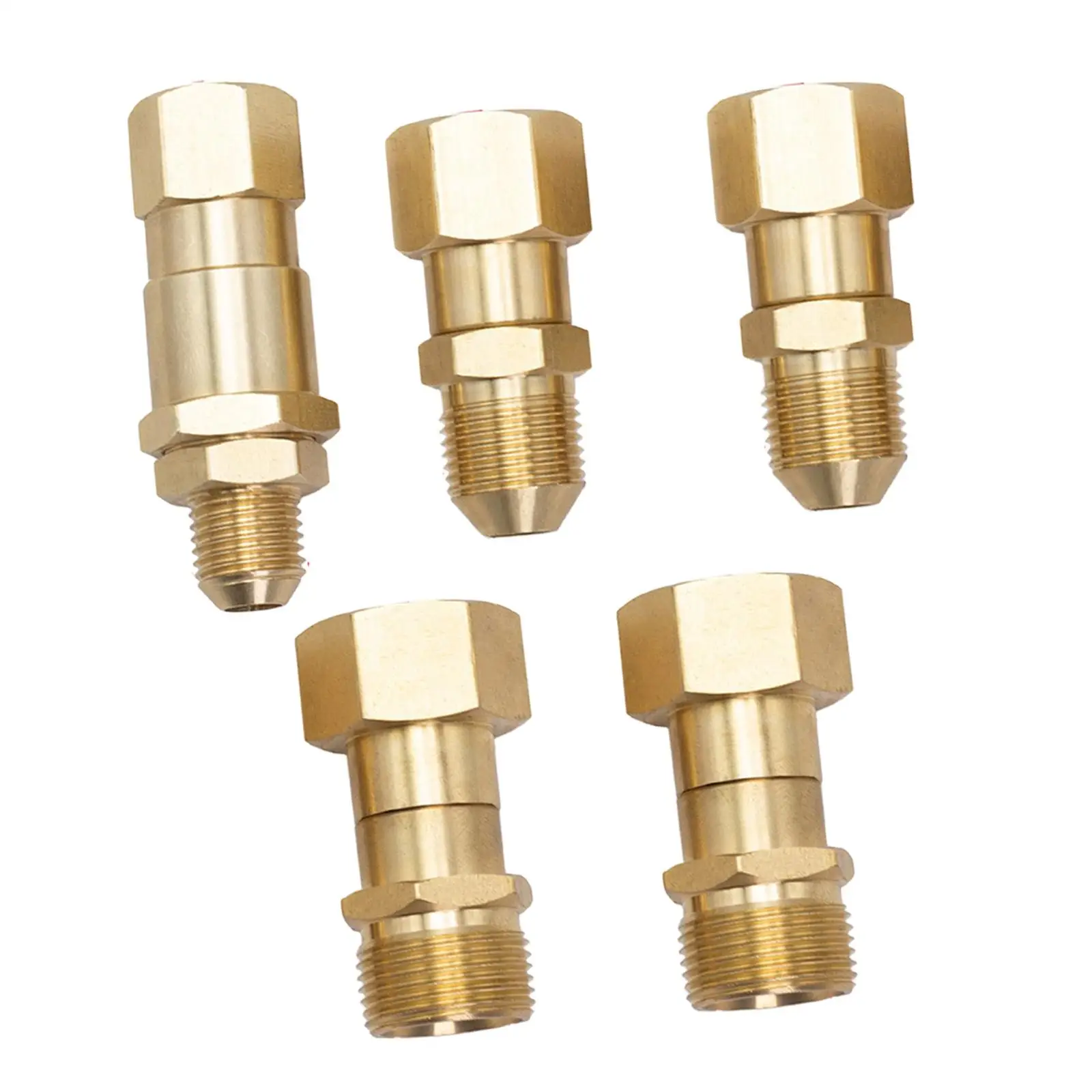 

Pressure Washer Swivel Fitting Anti Twist Kink Free Stainless Steel 360° High Pressure Quick Connector Brass Connector Joint