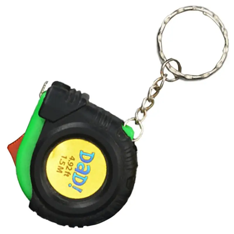 Keychain Tape Measure Retractable Tape Measure Small 2pcs Tiny Tape Measure Self-Lock Tape Measure Measuring Key Chain Stable