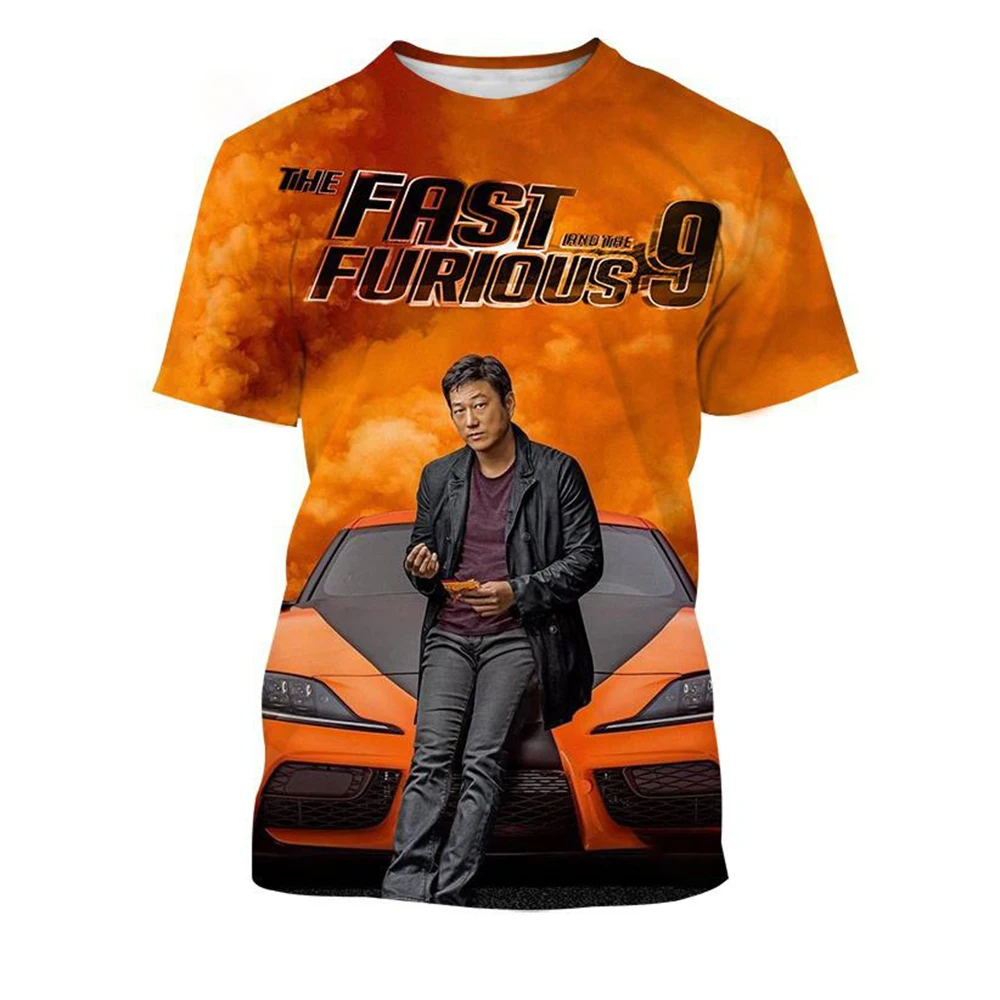 Summer Latest Fashion Cool Casual 3D Printed T-shirt Personalized Racing Hip Hop Round Neck Comfortable Short Sleeve - view 6