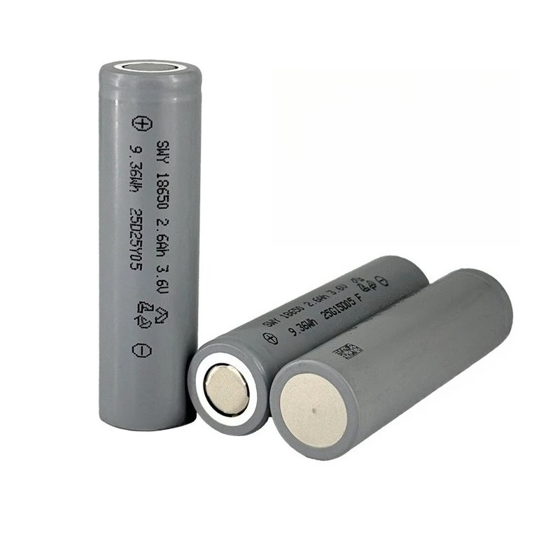 5C 18650 Lithium Power Battery 3.6V 2600mAh Replacement Battery for Electric Car Floor Sweeper Garden Electric Tools