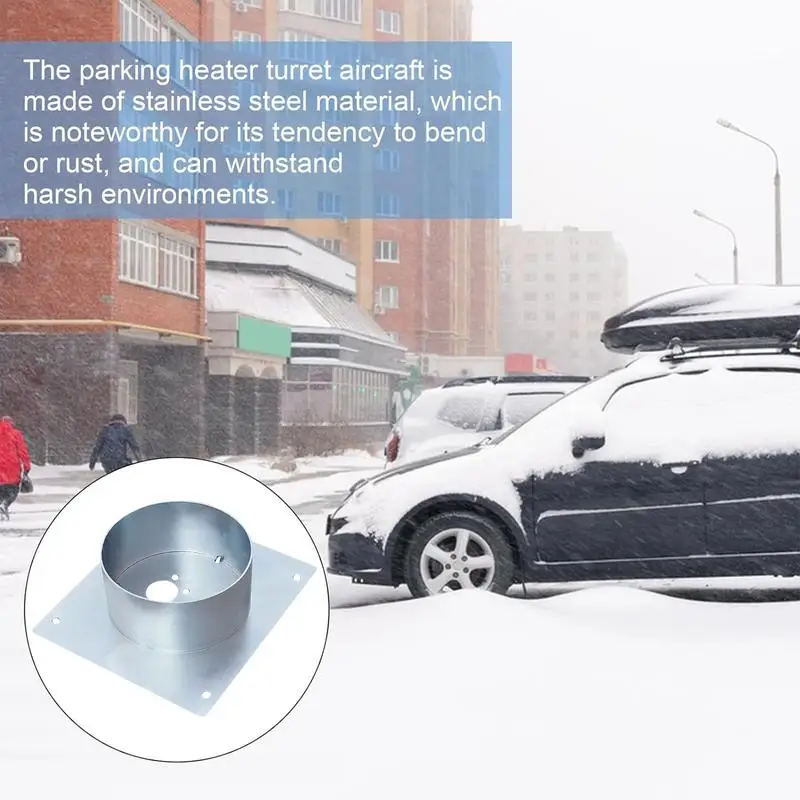 Parking Heater Turret Mounting Plate Heater Floor Base Stainless Steel Parking Heater Plate Stable Heater Base Heater Mounting