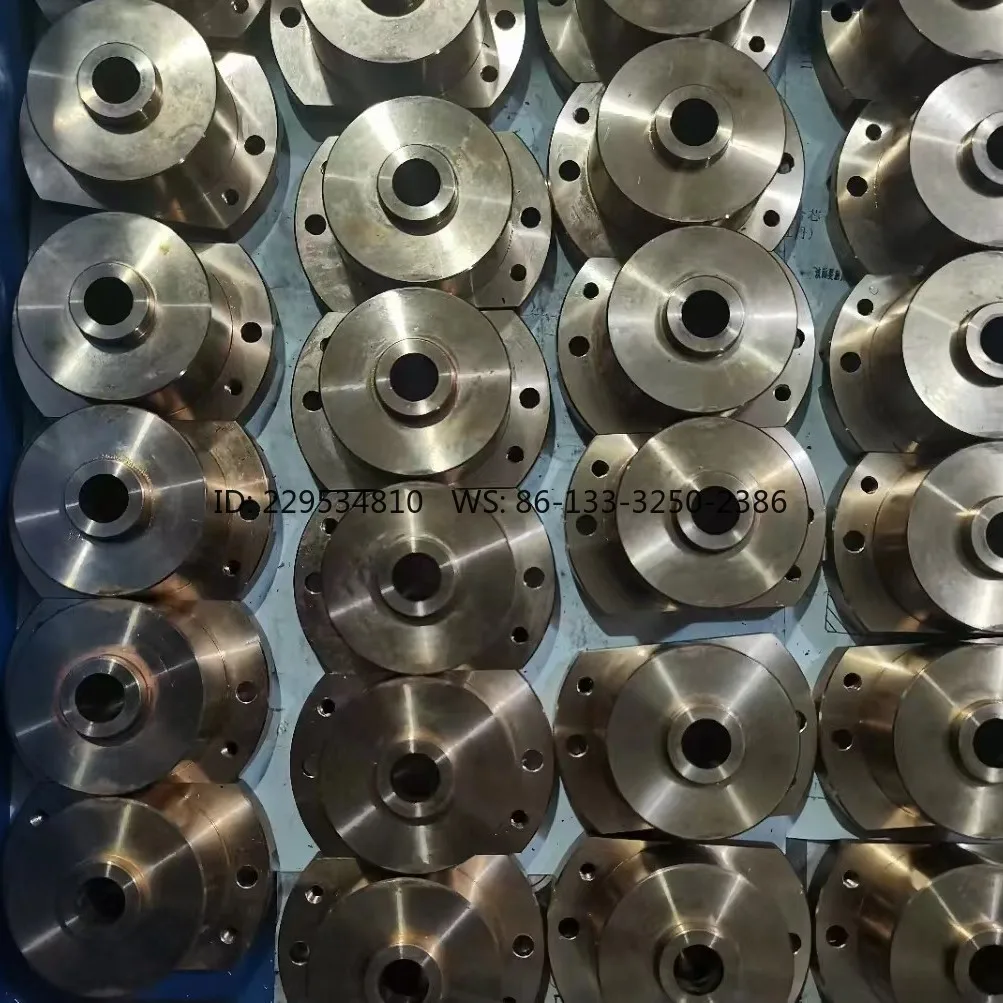 1pc Hardware non-standard parts processing copper flange nut, precision hardware parts numerical control lathe machine50*50