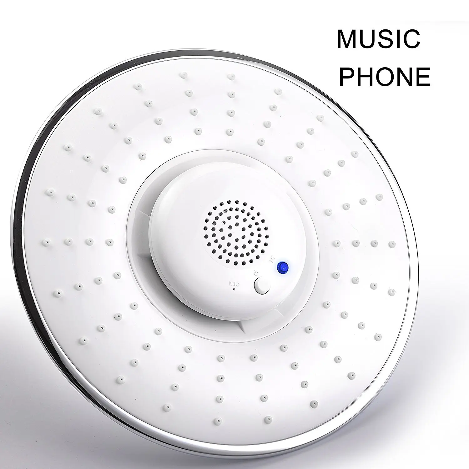 

Cross-border home music shower top spray shower head, built-in Bluetooth can call, music phone shower manufacturer