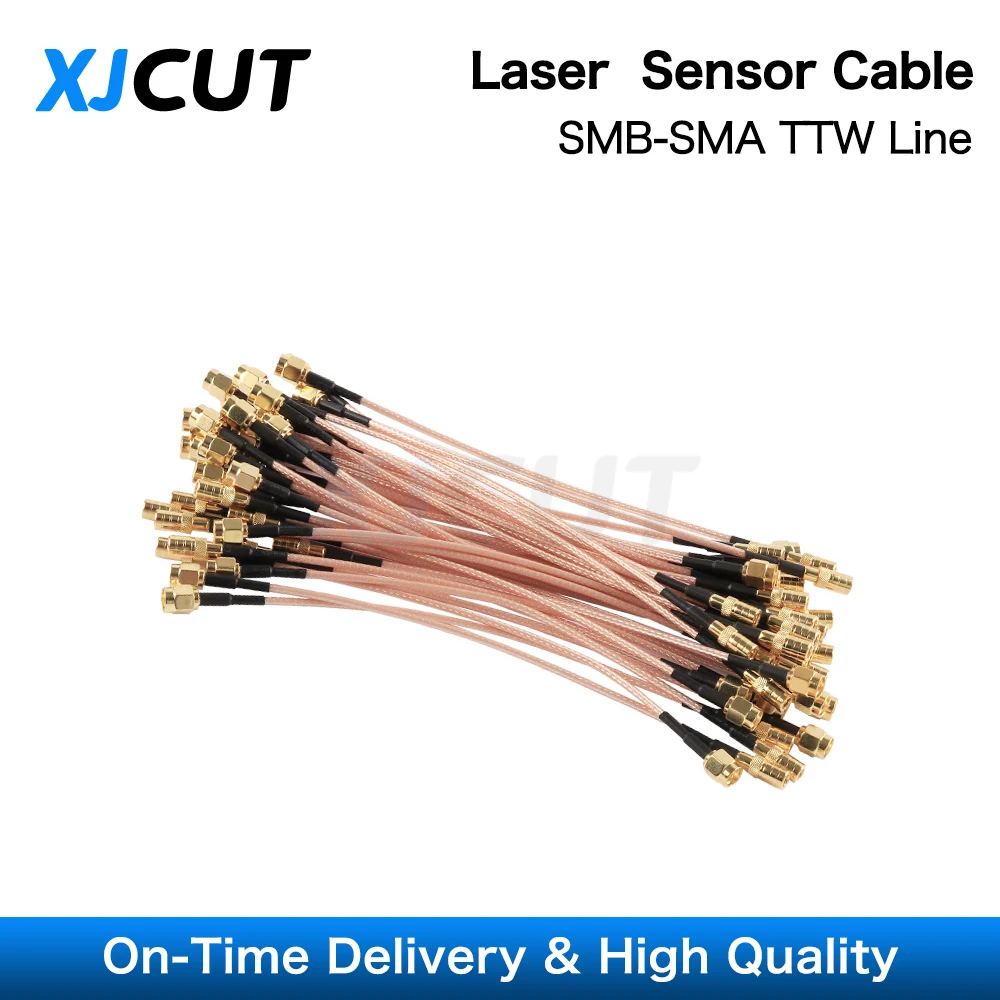 XJCUT-Fio do cabo do sensor do laser, cabeça do laser da fibra de Raytools, SMA-SMB, linha TTW para a cabeça do laser de Raytools, BT230, BT240S, BM111, BM109, BT210S