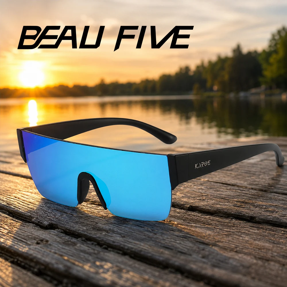 

BEAU FIVE Oversize frame One-piece Goggle Men Woman Sunglasses Interior Accessory Protective Gears Anti Glare Car Driving Glasse