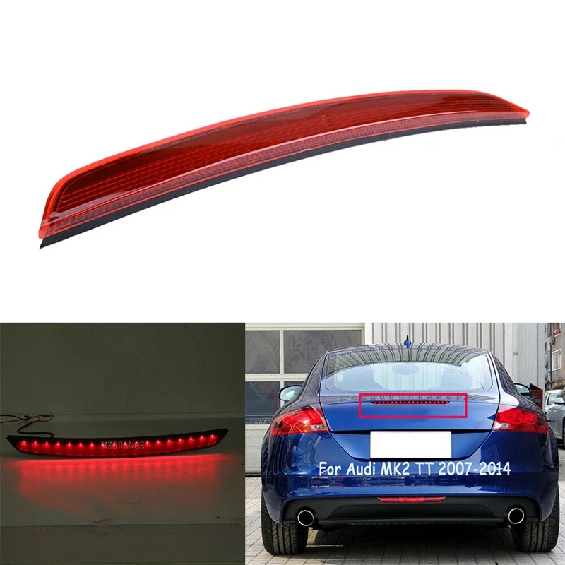 سيارة عالية جبل أضواء الفرامل لأودي MK2 TT 2007-2014 8J0945097 LED الأحمر الثالث الخلفي الذيل سينغال وقف مصابيح الملحقات