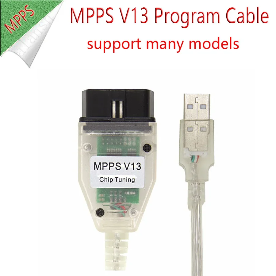 MPPS V13.02 Chip Tuning Tool K CAN Flash ECU Programmer OBD Cable Nitro