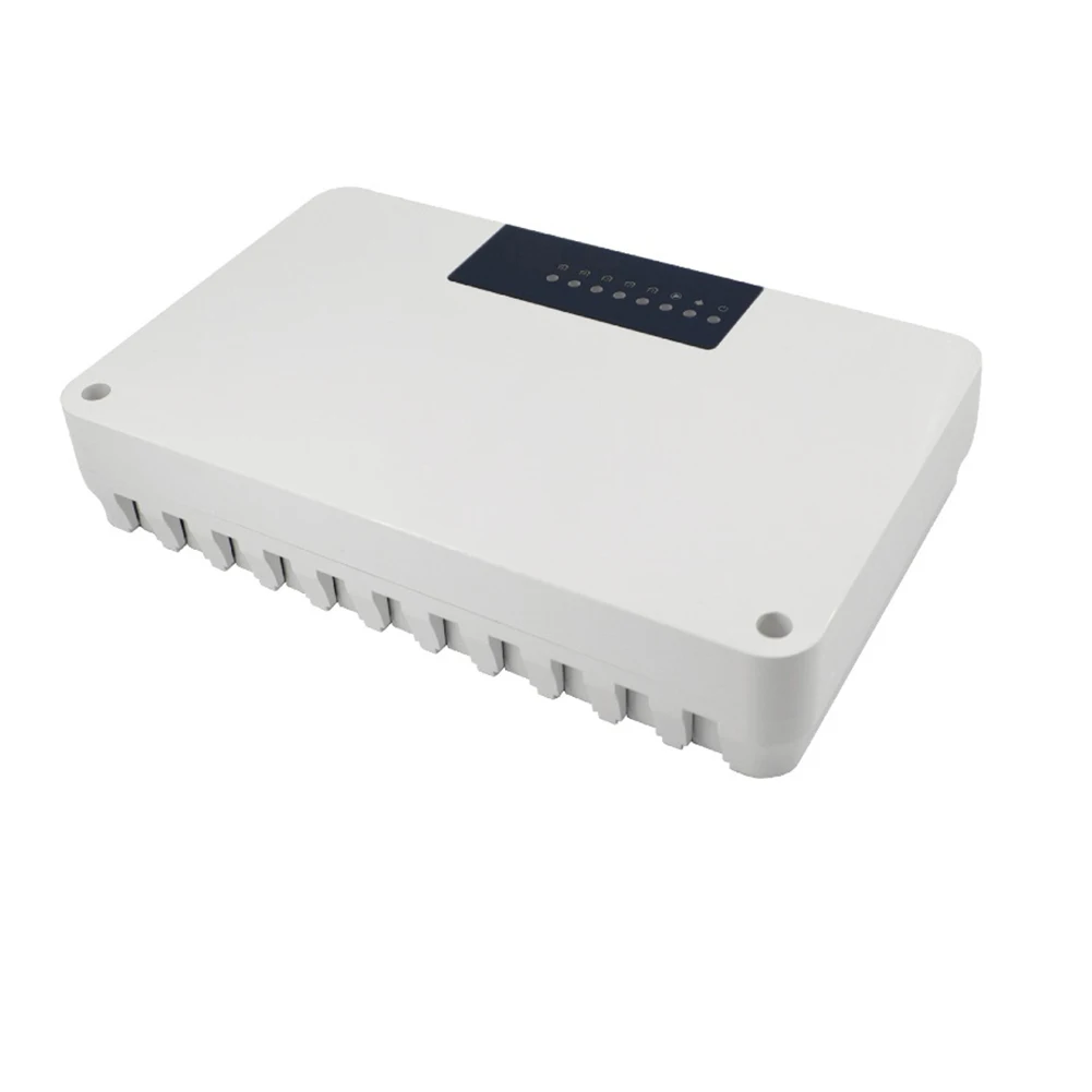 Multi Zone 8 Channel Central Heating Controller with Floor Heating Pump Valve Actuator Compatible with Hot Water Systems